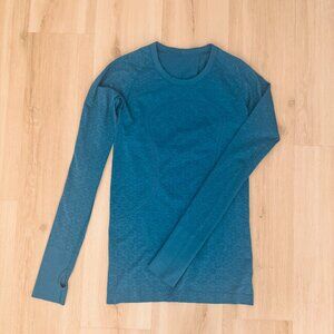 Lululemon Swiftly Tech long sleeve.  Size 8 Blue